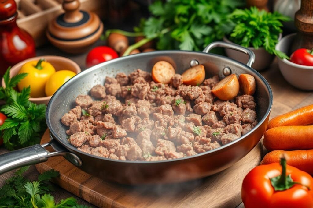 ground beef and sausage recipes
