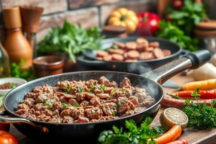 ground beef and sausage recipes