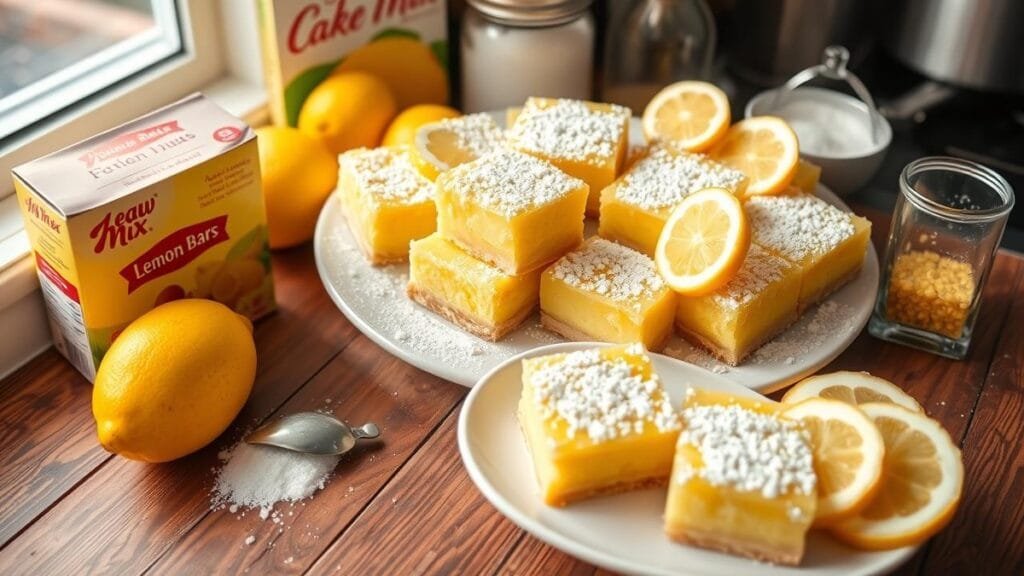 lemon bars recipe with cake mix
