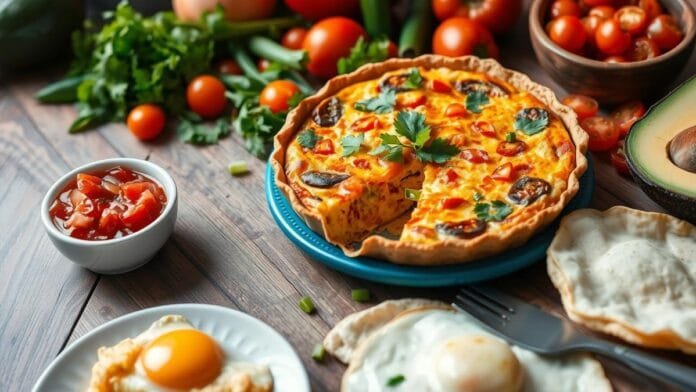 tortilla quiche bake recipe