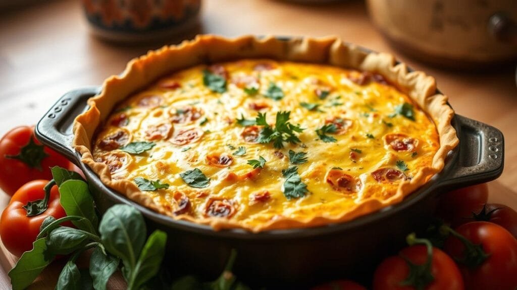 tortilla quiche bake recipe
