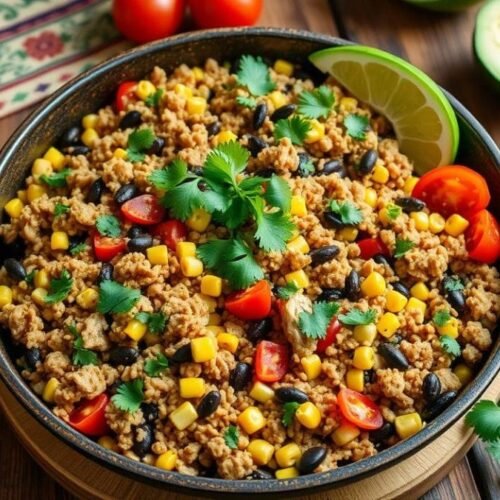 ground chicken mexican corn recipe