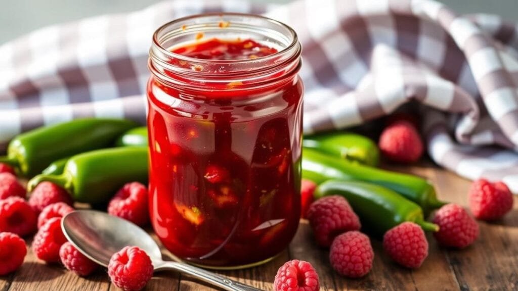 raspberry jalapeno jam
