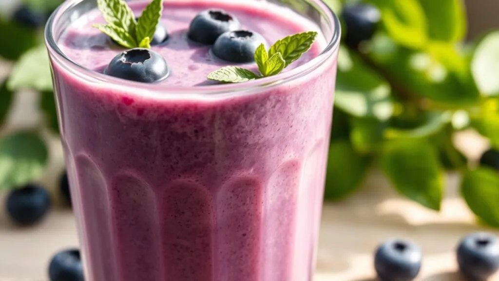 blueberry smoothie recipe without yogurt