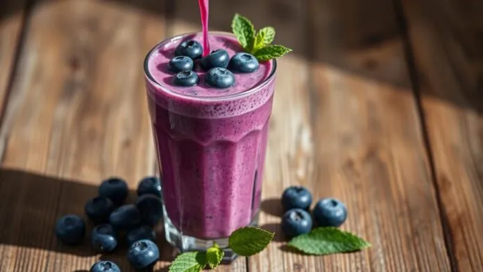 blueberry smoothie recipe without yogurt