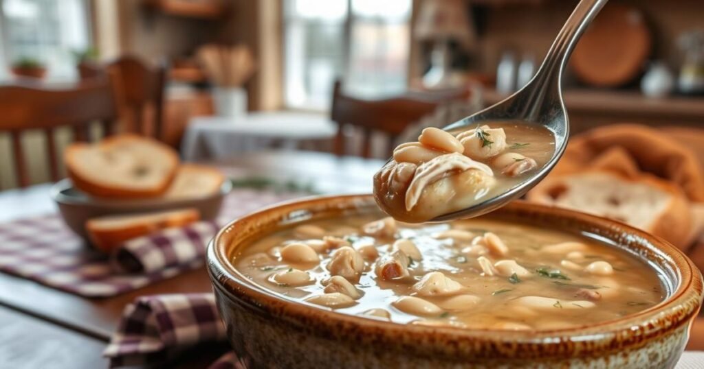 chicken white bean soup