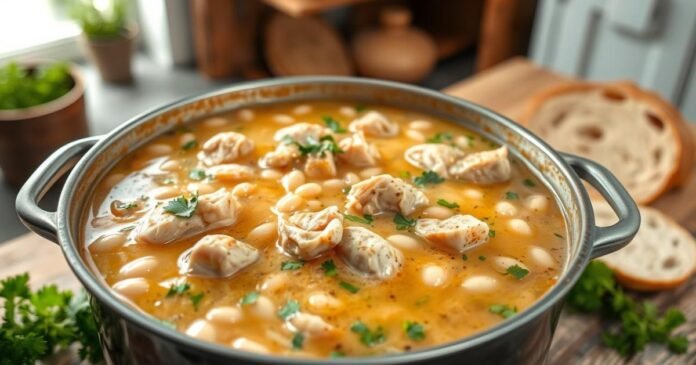 chicken white bean soup