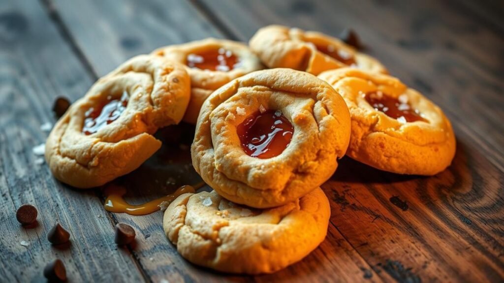 chocolate chunk salted caramel cookies