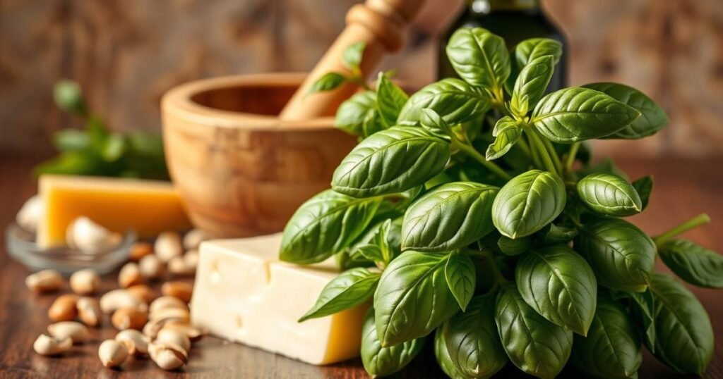 pesto recipe without pine nuts
