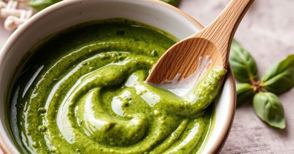 pesto recipe without pine nuts
