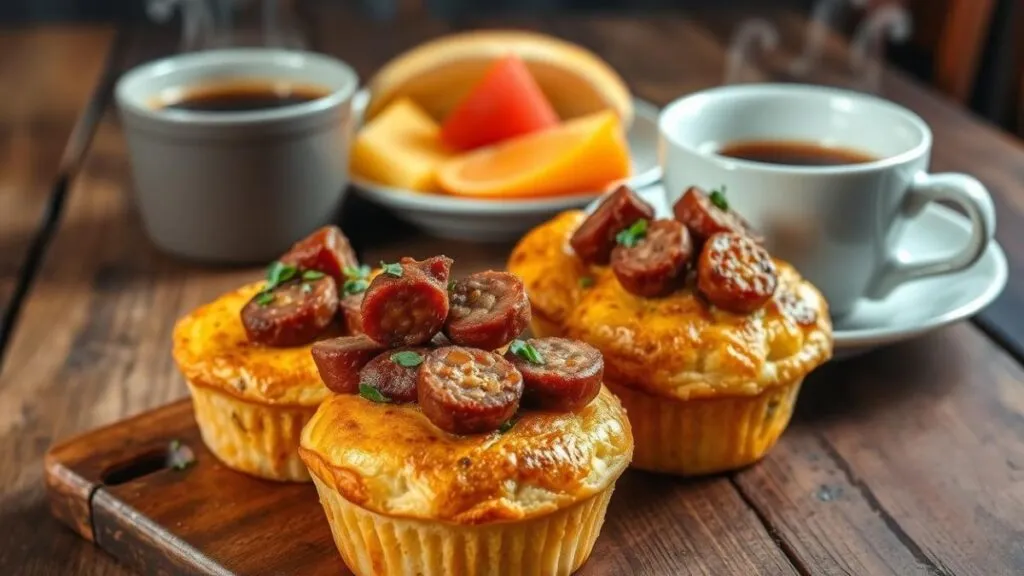sausage breakfast muffins

