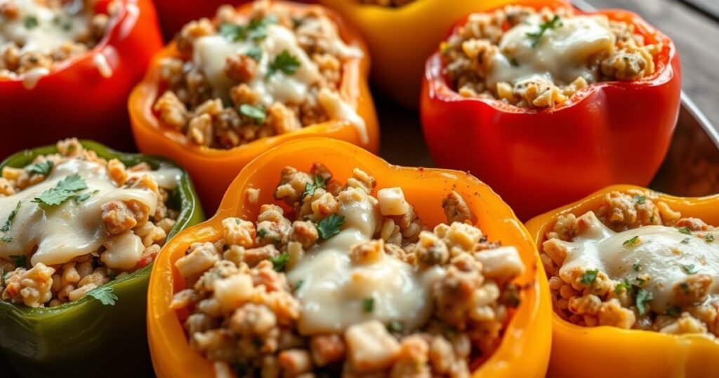 stuffed bell peppers no rice
