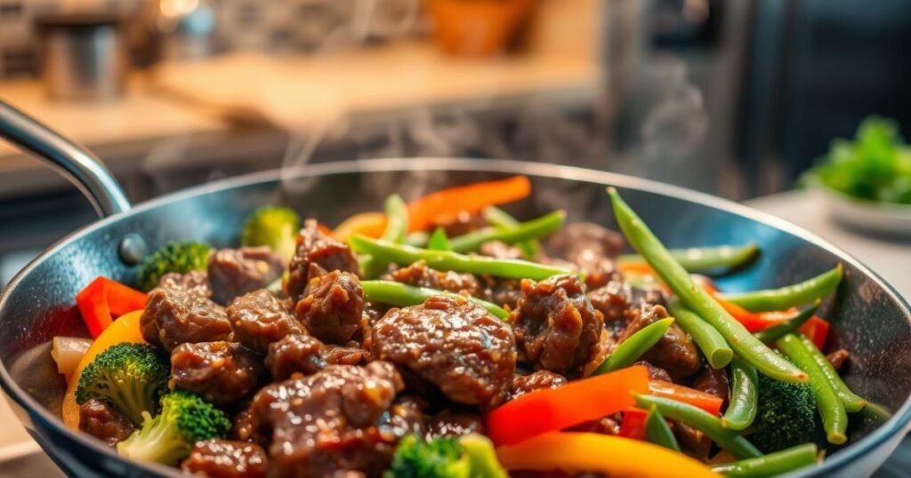 beef with garlic sauce