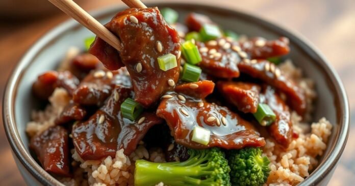 Beef with Garlic Sauce Recip