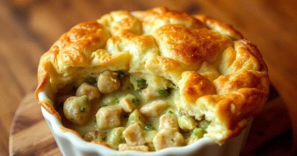 cheddar bay biscuit chicken pot pie