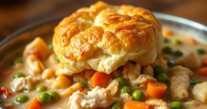 cheddar bay biscuit chicken pot pie recipe