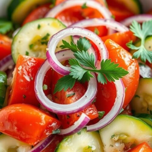 cucumber tomato salad