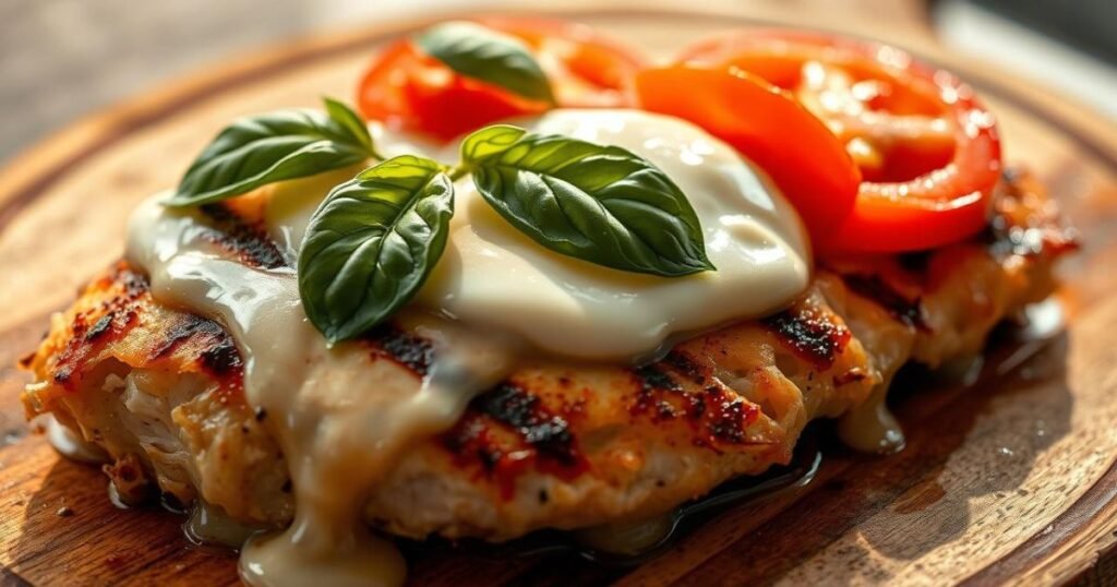 grilled chicken margherita
