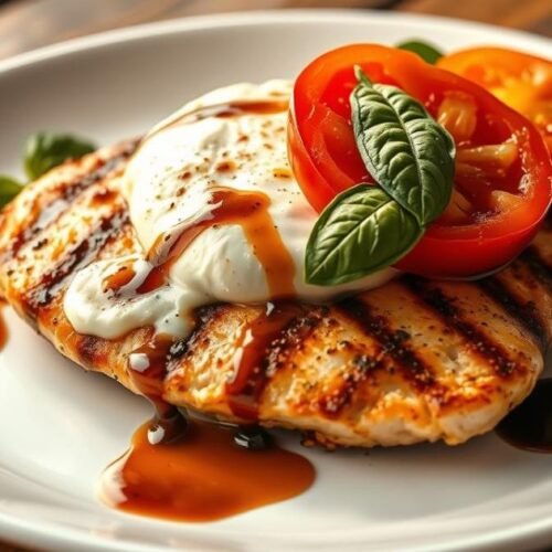 Grilled chicken margherita recipe