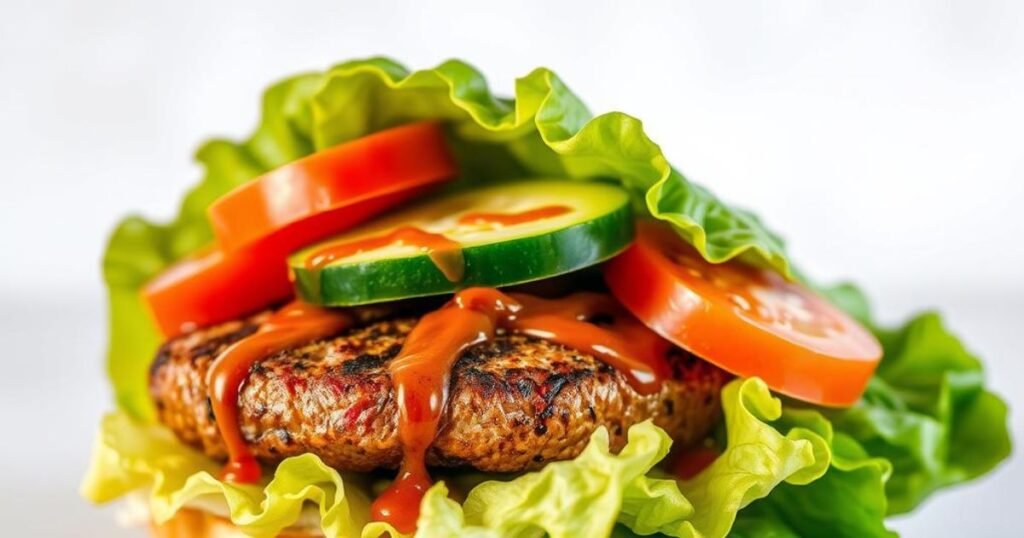 lettuce wrap burger