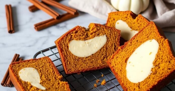 Easy Pumpkin Cream Cheese Bread