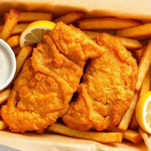 Crispy fish and chips recipe