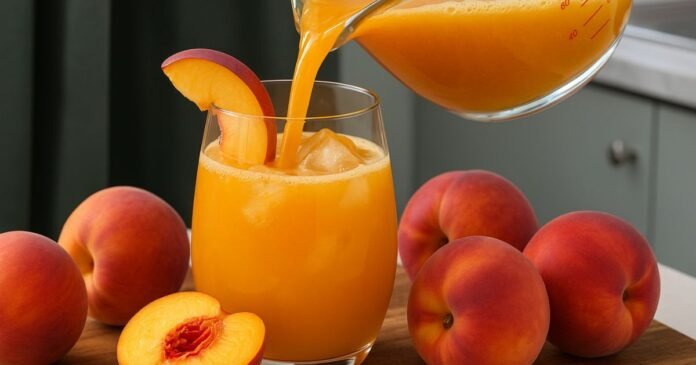 Juicing with Peaches