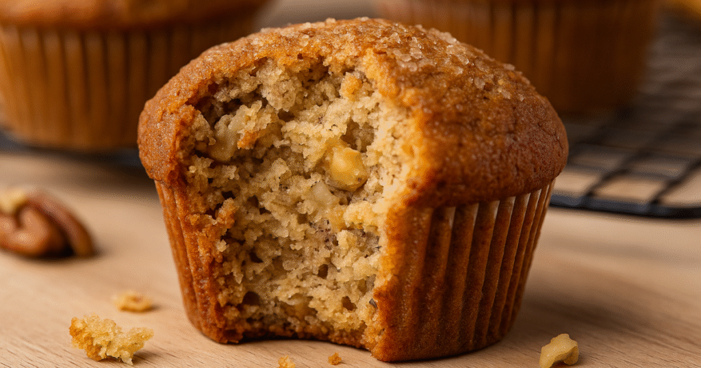 easy banana nut muffin recipe