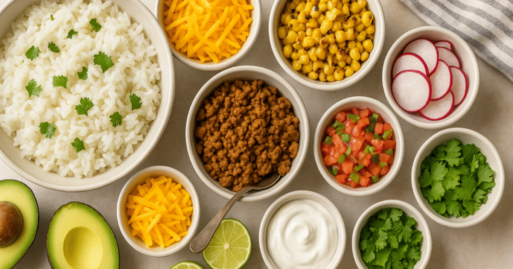 easy taco bowl recipe