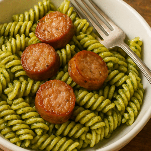 Sausage Pesto Pasta