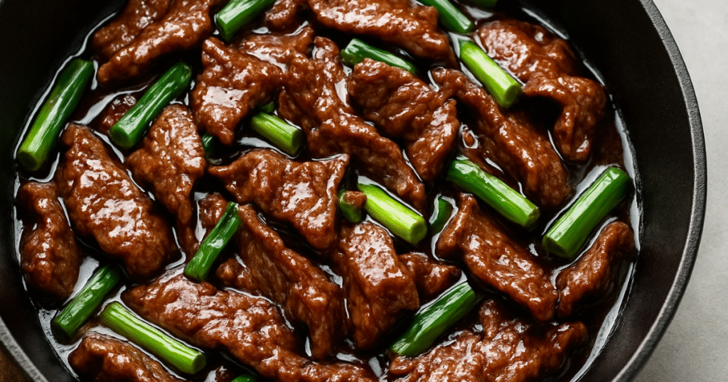 simple mongolian beef recipe