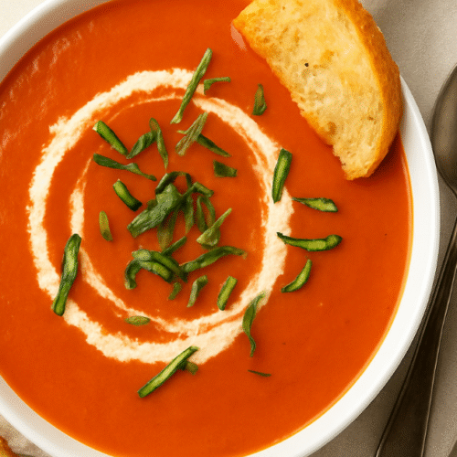 Creamy Tomato Bisque Soup Recipe