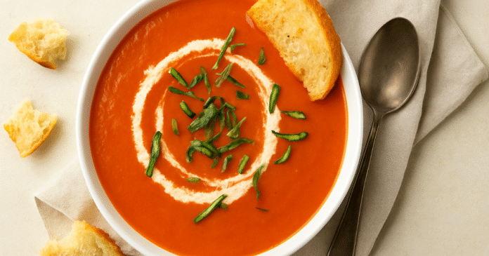 Creamy Tomato Bisque Soup Recipe