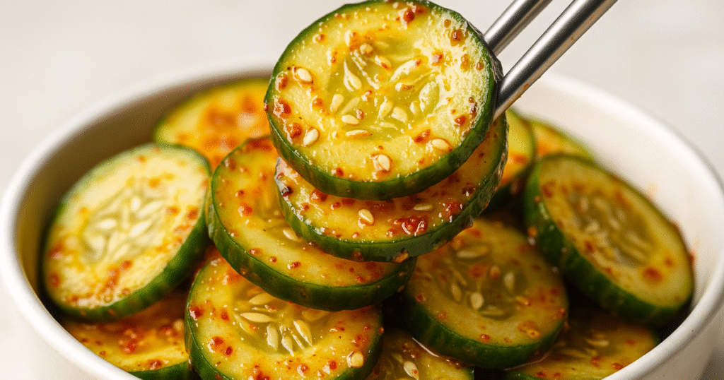 Easy Korean Cucumber Salad Recipe 