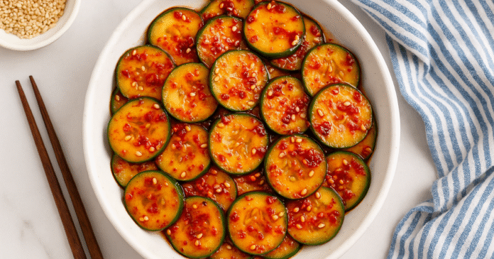 Easy Korean Cucumber Salad Recipe
