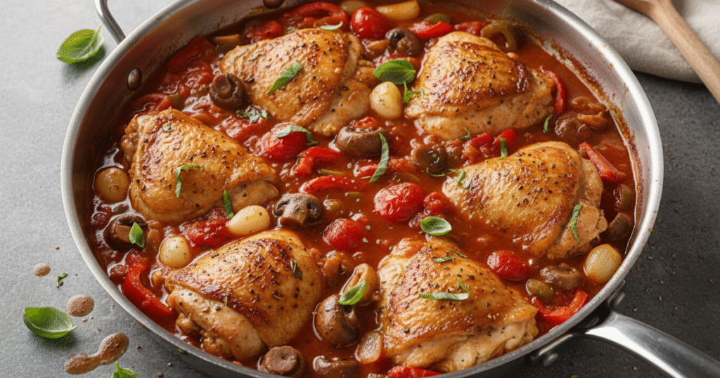 simple chicken cacciatore recipe